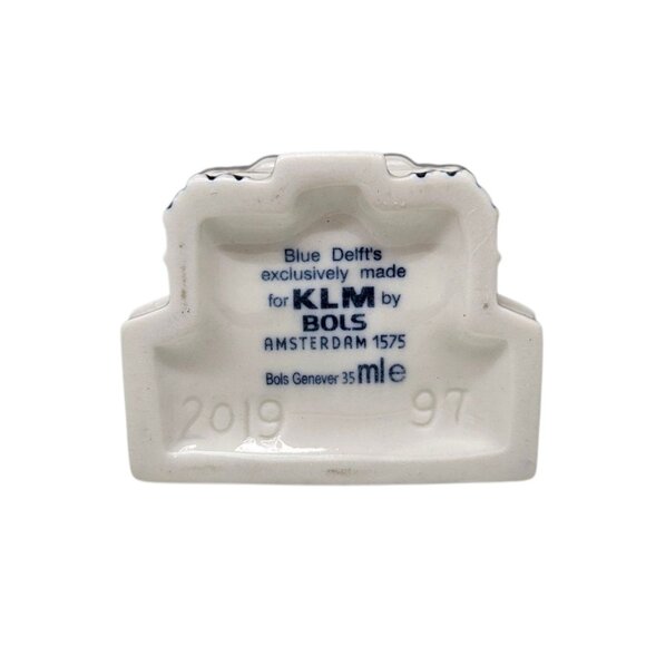 KLM Blue Delft House #97 Bols Empty Holland America Line Dutch KLM Airlines - Picture 8 of 9